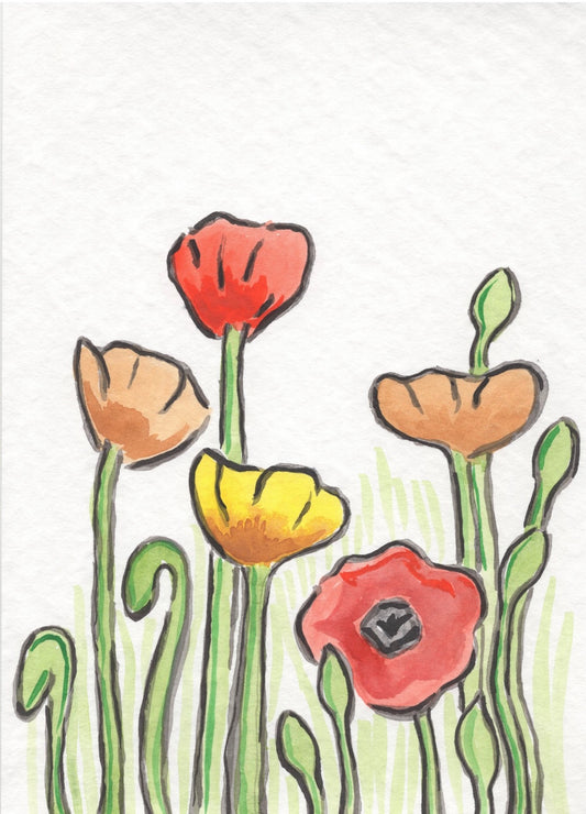 Poppies 1- Original Artwork