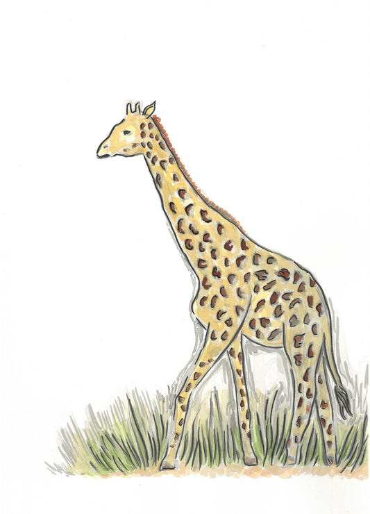 African Giraffe- Original Artwork