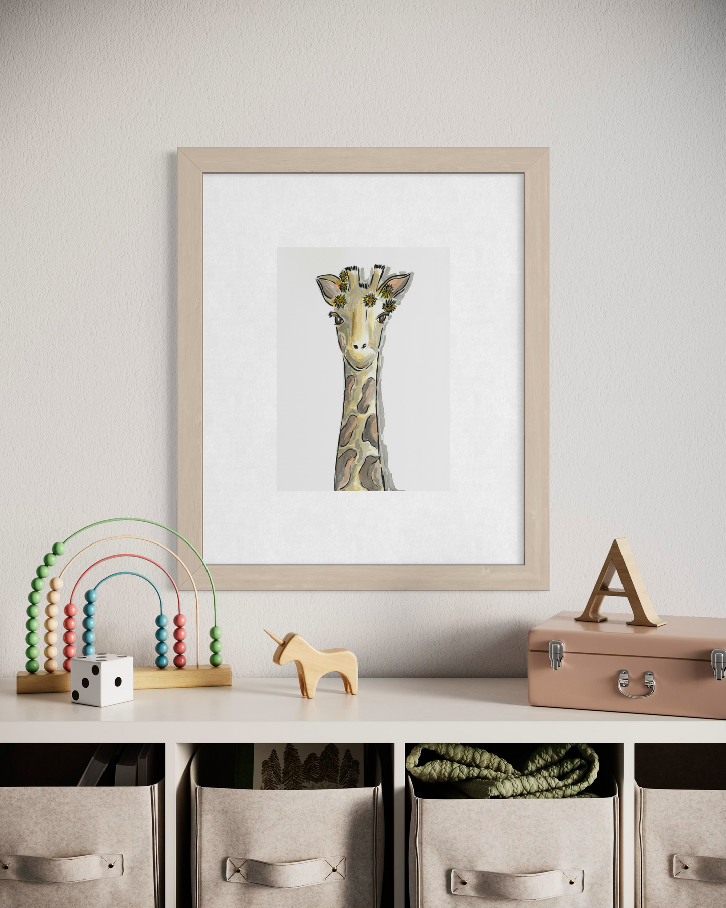 Daisy the Giraffe- Original Artwork