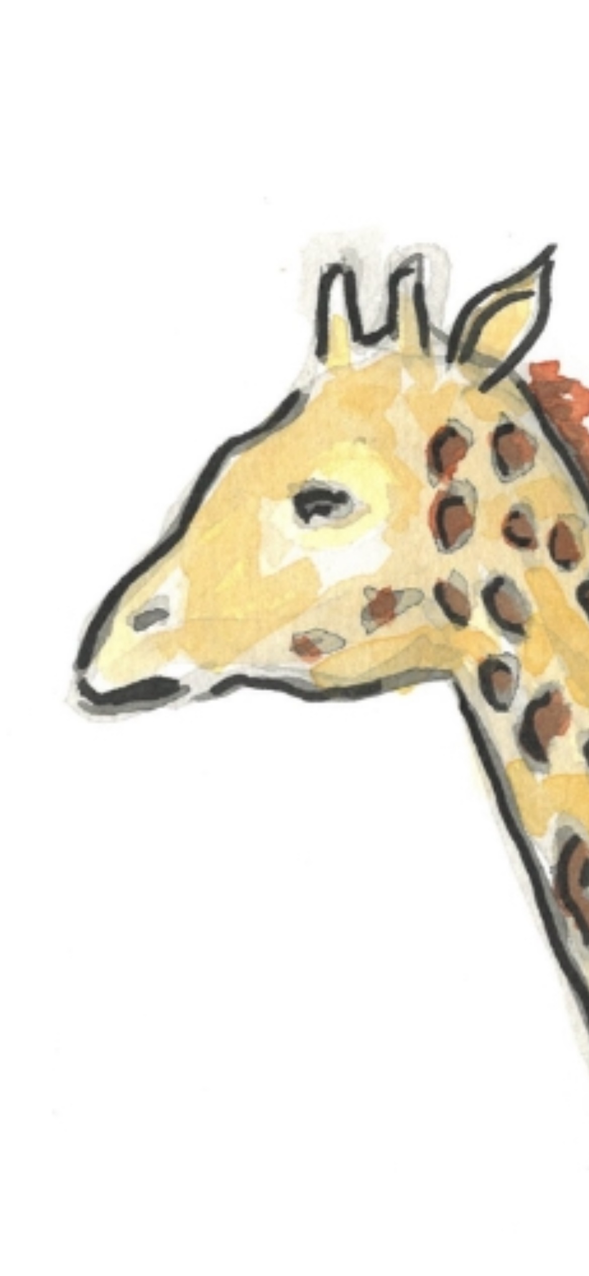 African Giraffe- Original Artwork