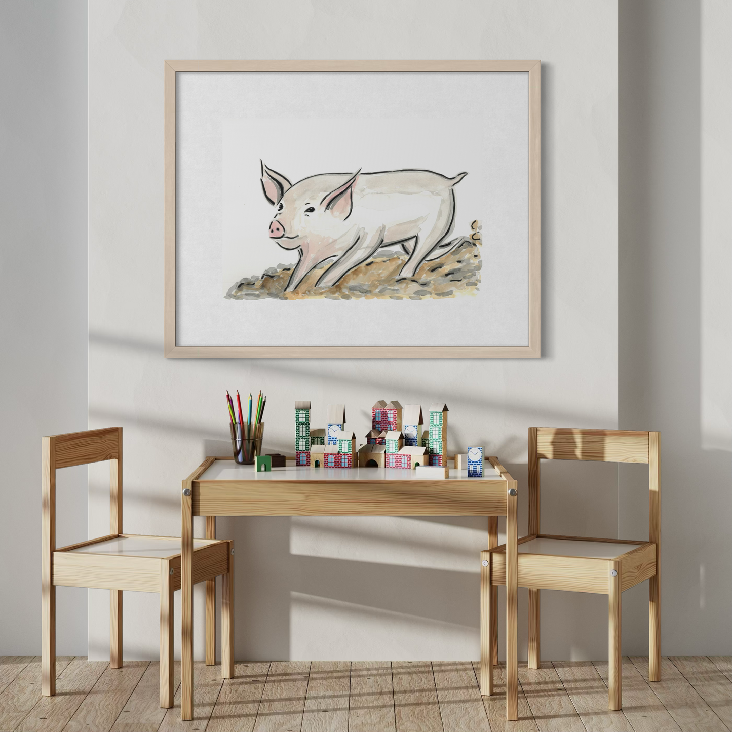 This Little Piggy- Original Artwork