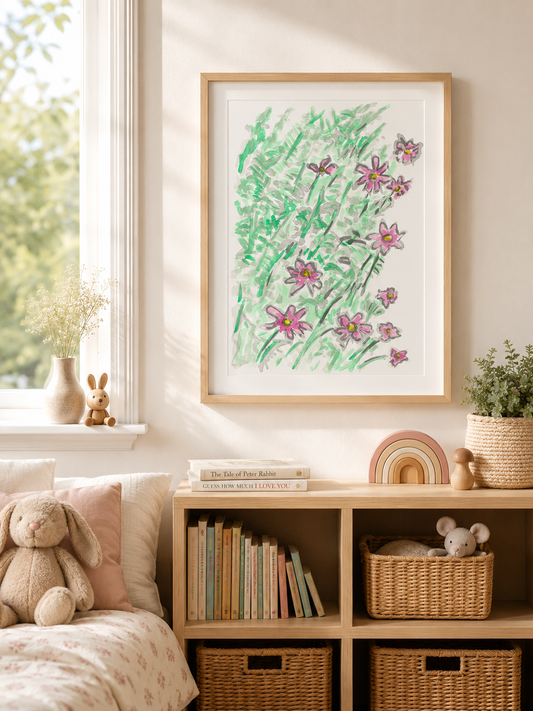 Trailing Perennial Watercolor - Premium Matte Paper Print