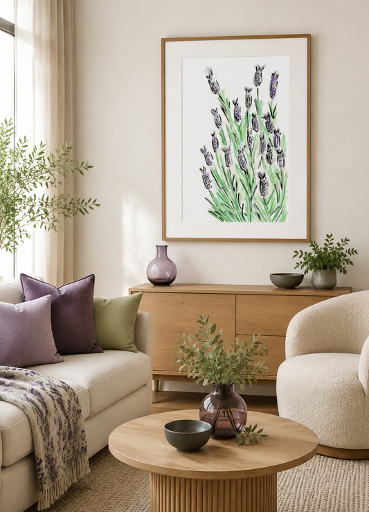 Lavender- Premium Matte Paper Print