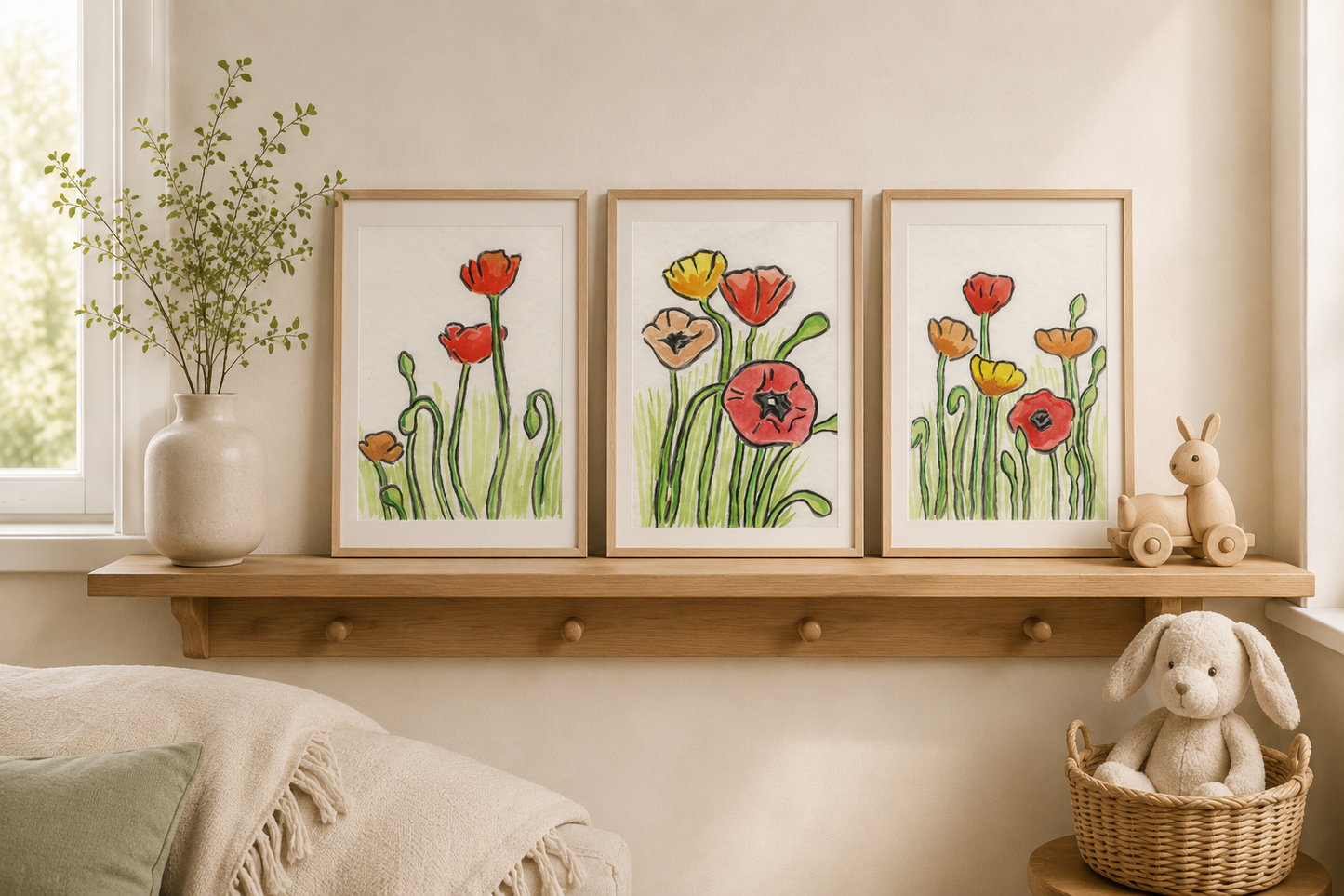 Poppies 1- Original Artwork