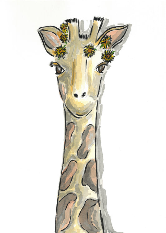 Daisy the Giraffe- Original Artwork