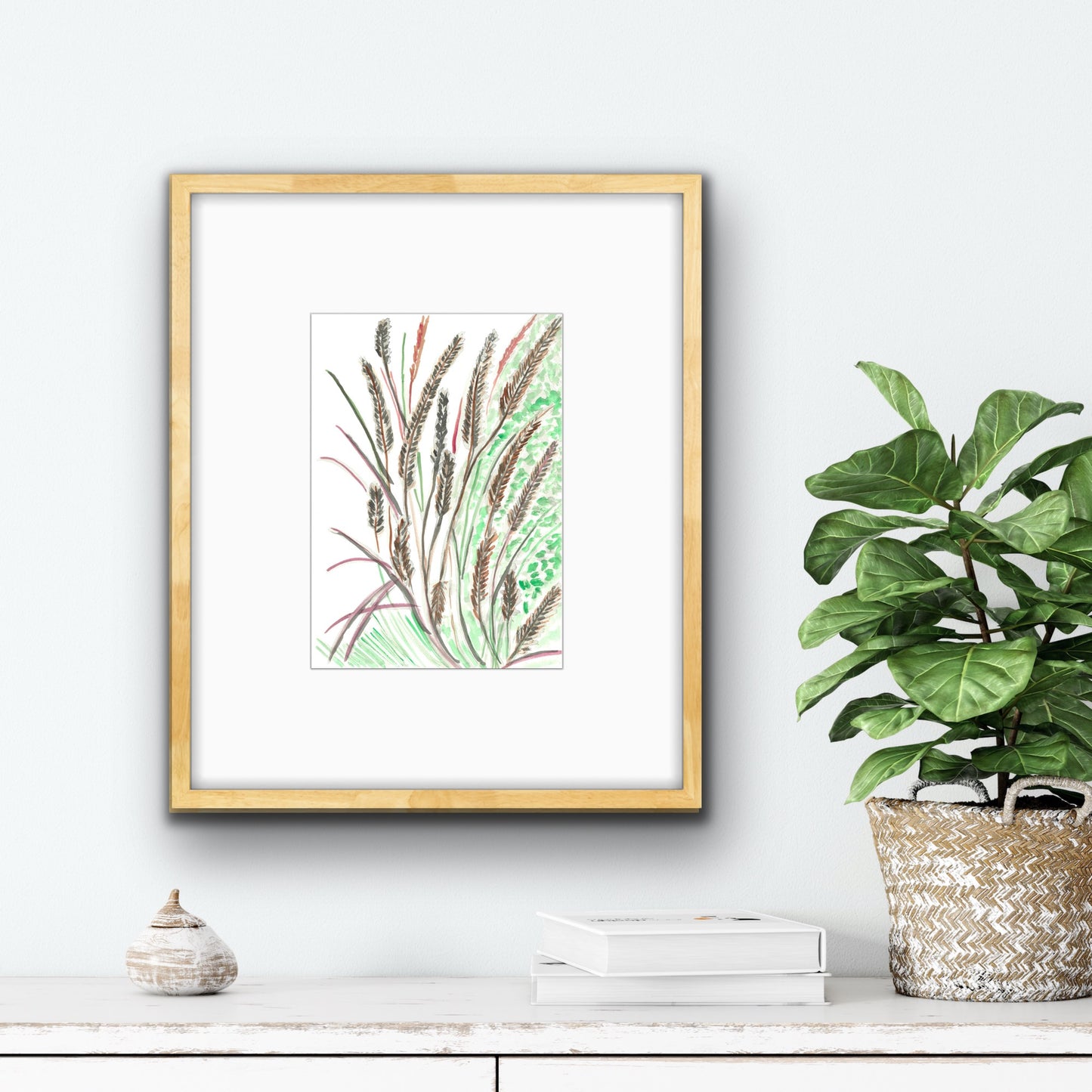 Purple Fountain Grass