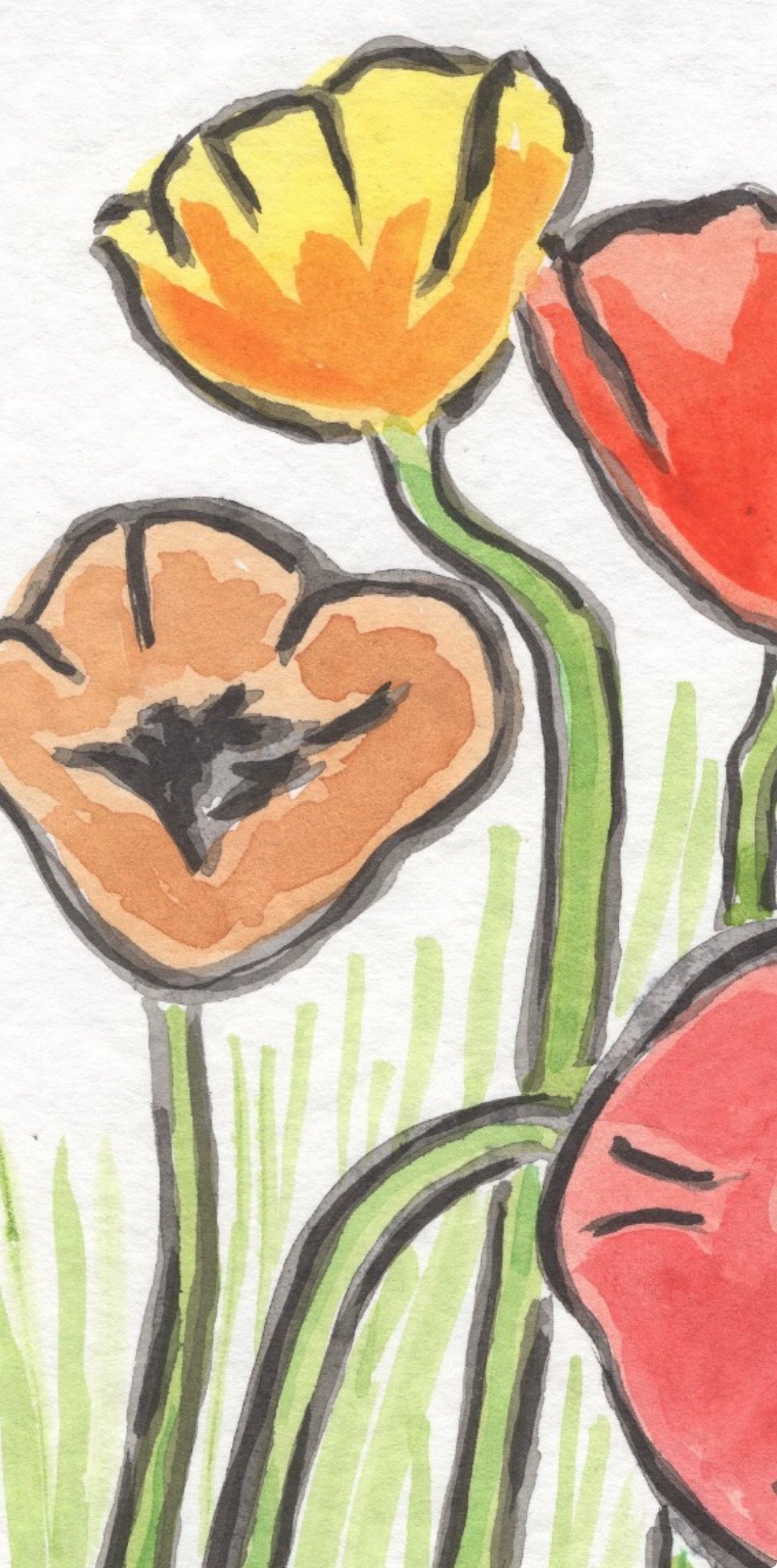 Poppies III- Original Artwork