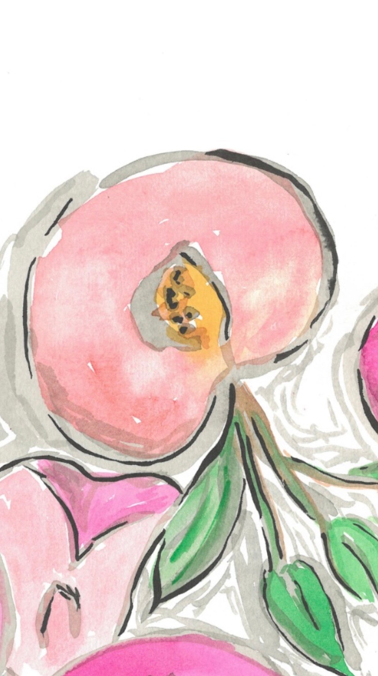 Red Plums- Original Artwork