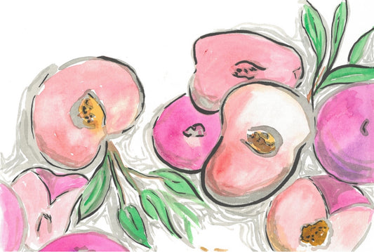 Red Plums- Original Artwork