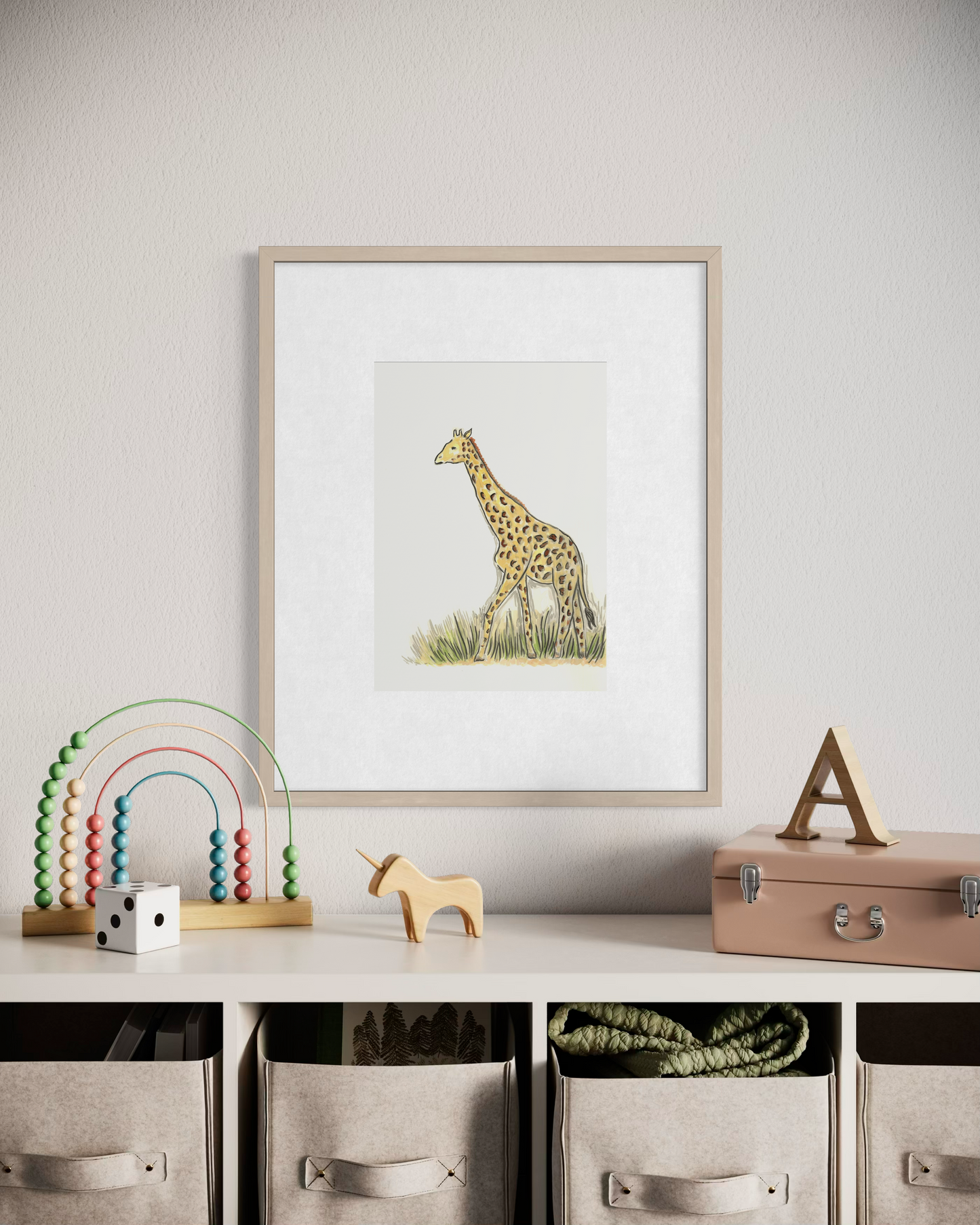 African Giraffe- Original Artwork