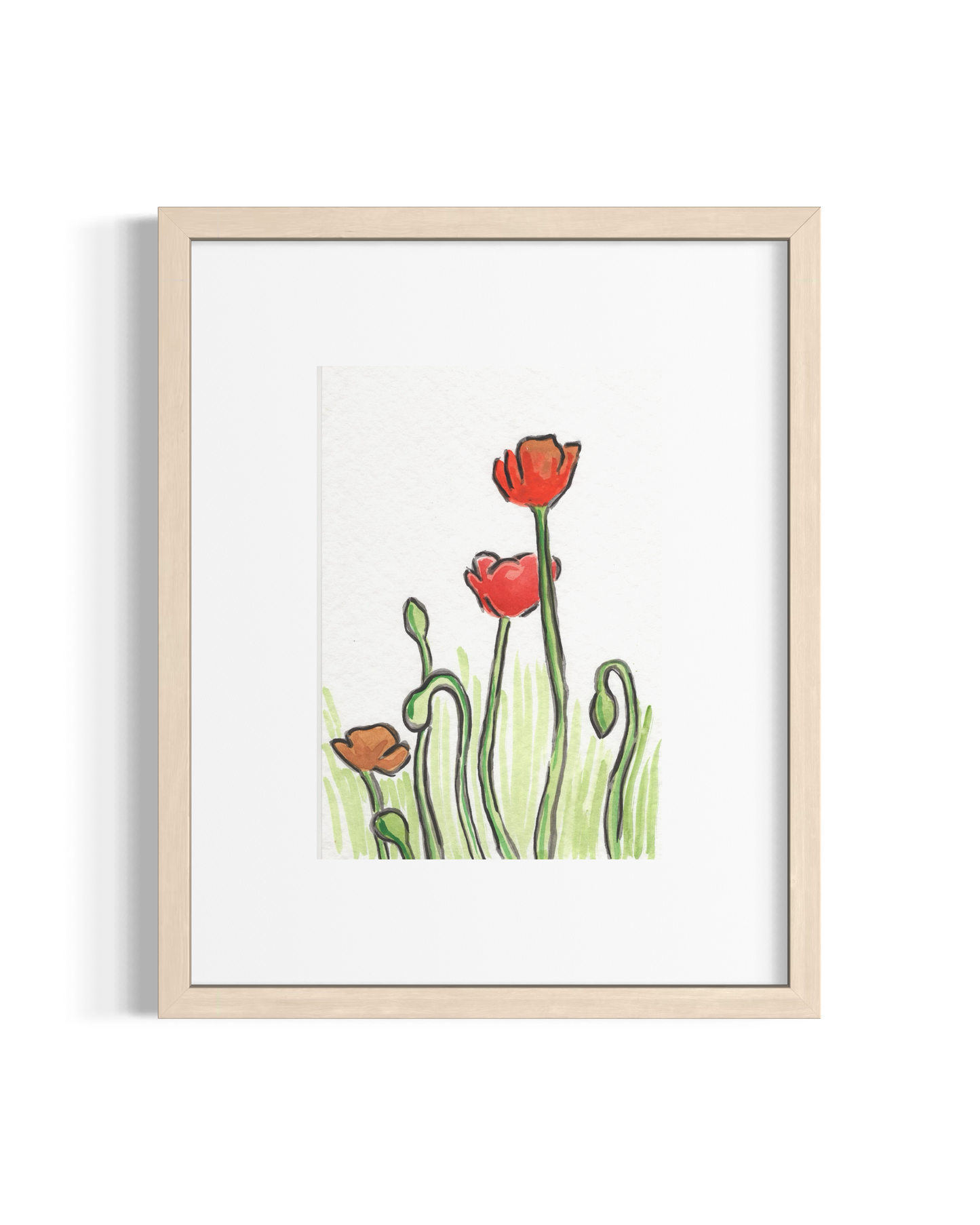 Poppies II- Original Artwork