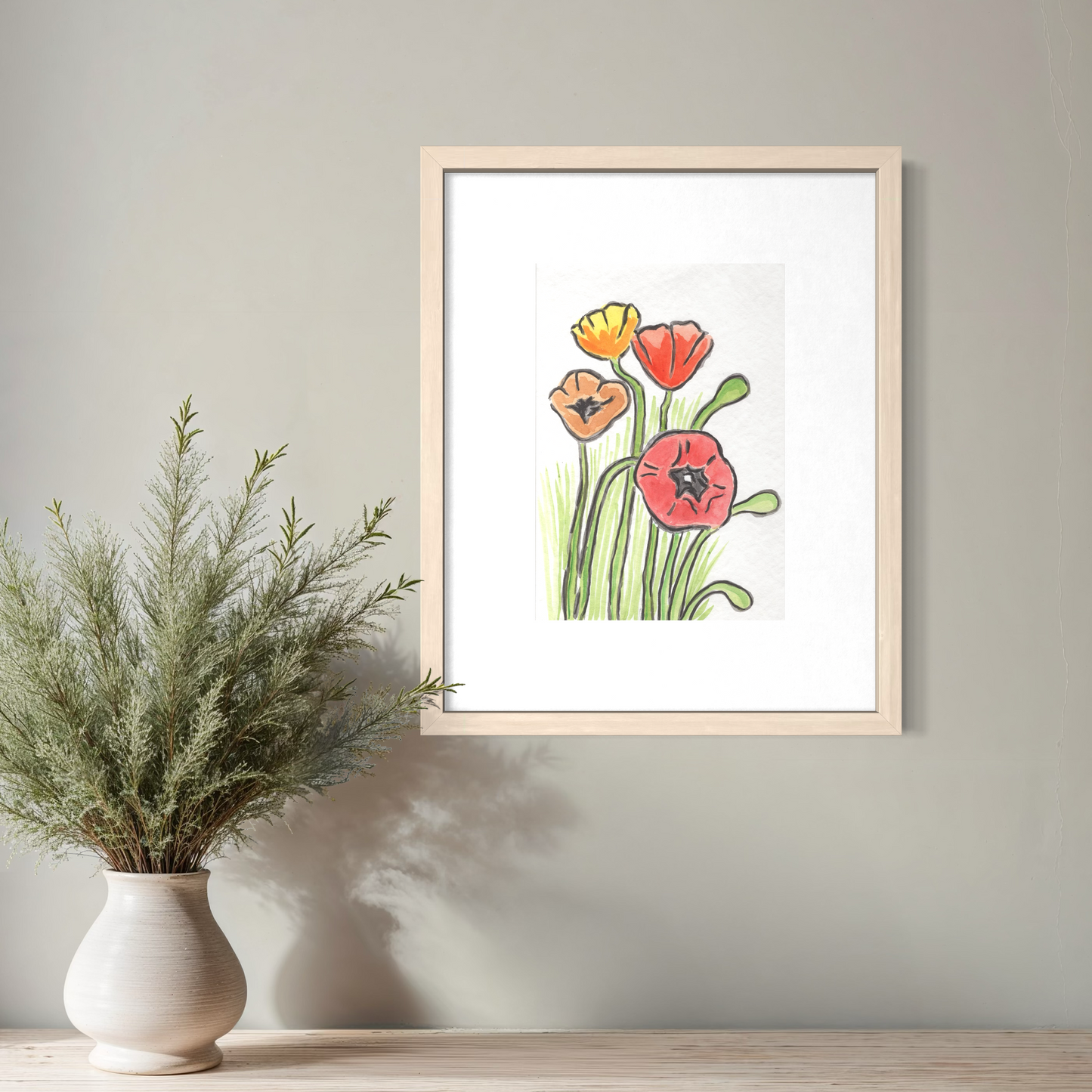 Poppies III- Original Artwork