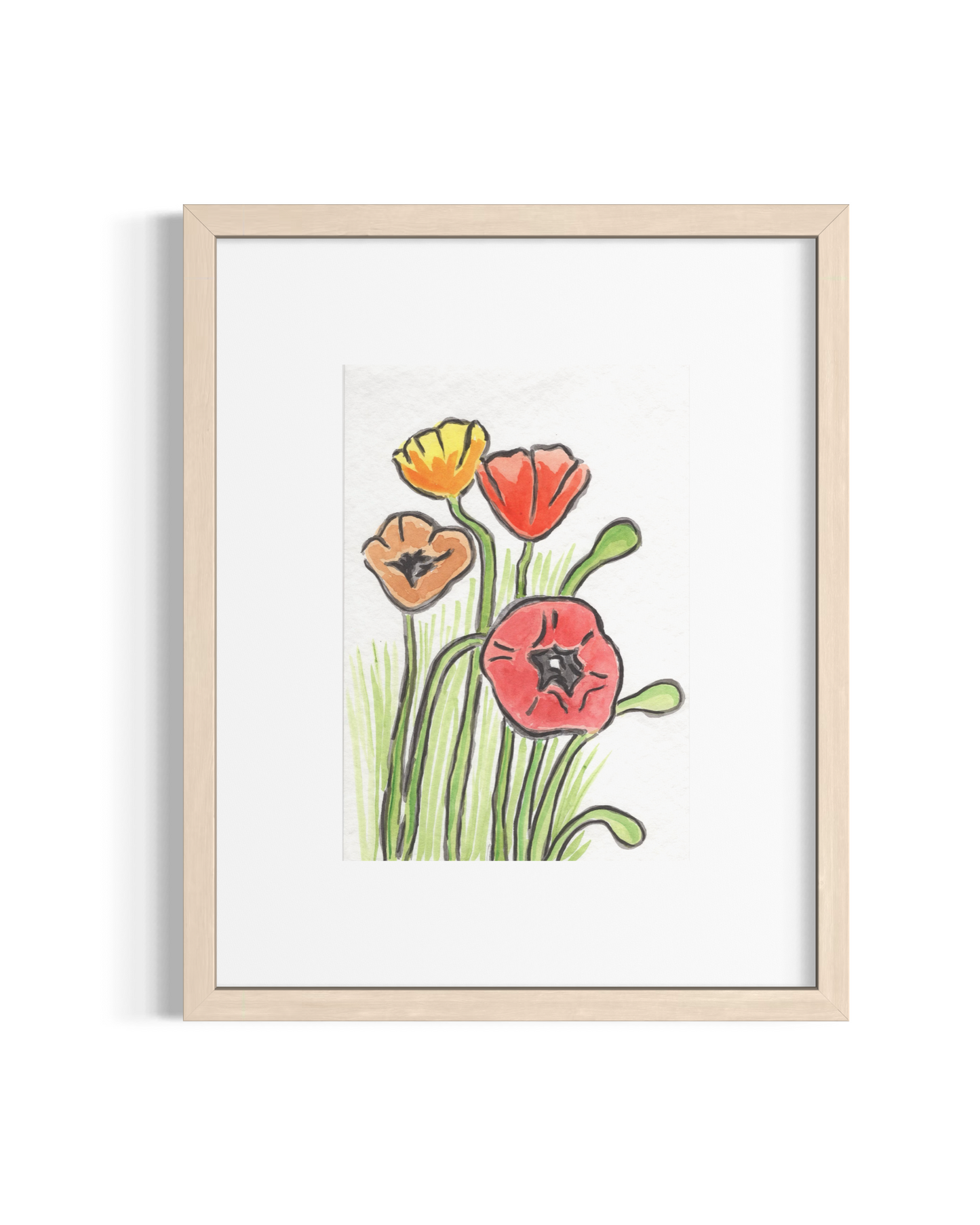 Poppies III- Original Artwork