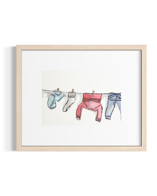 Wet Washing II- Original Artwork