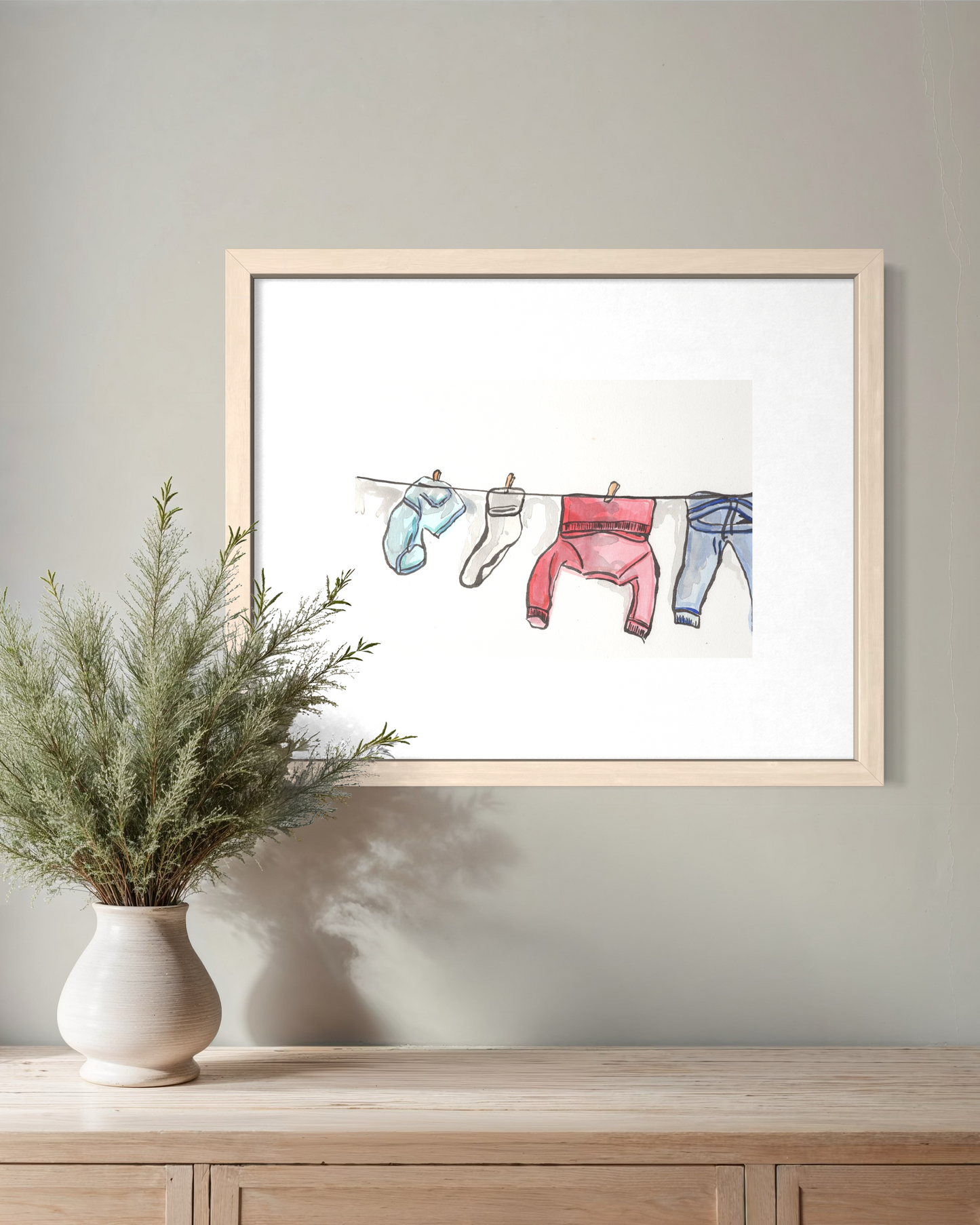 Wet Washing II- Original Artwork