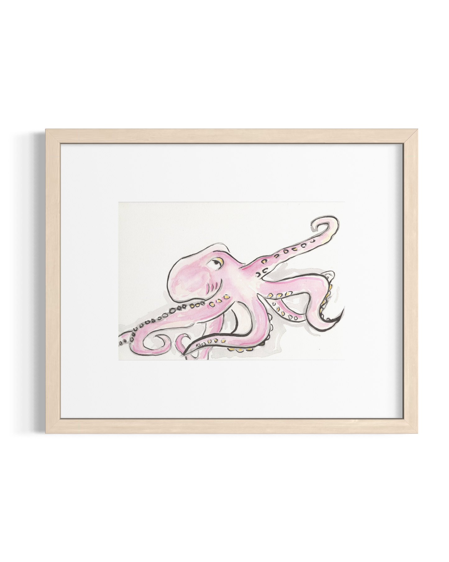 Pink Octopus- Original Artwork