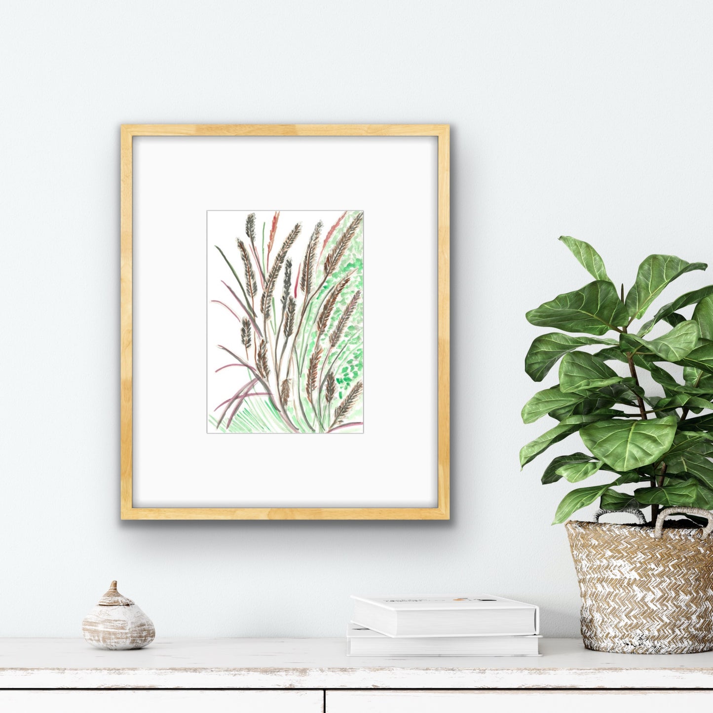 Purple Fountain Grass