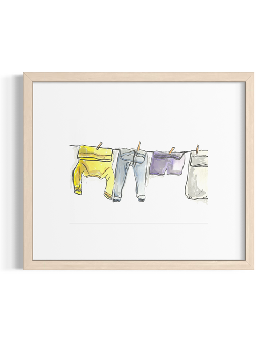 Wet Washing- Original Artwork