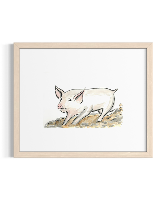 This Little Piggy- Original Artwork