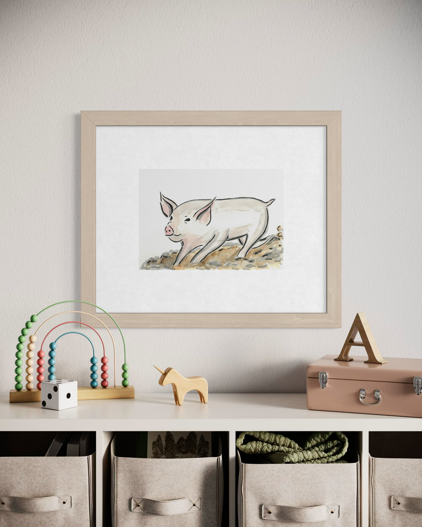 This Little Piggy- Original Artwork