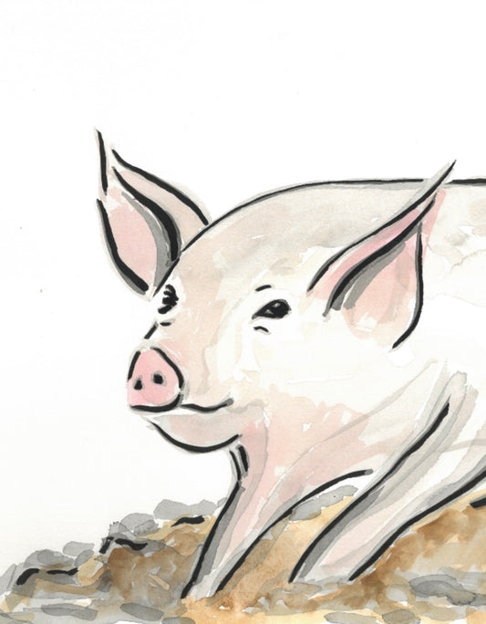 This Little Piggy- Original Artwork