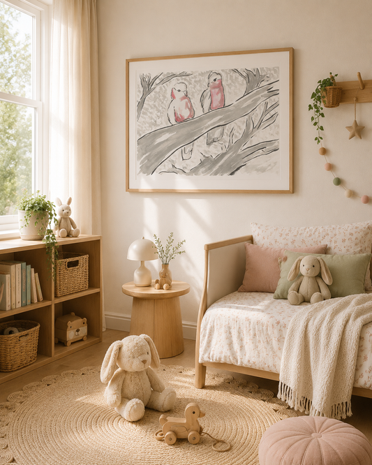 Two Galahs- Original Artwork