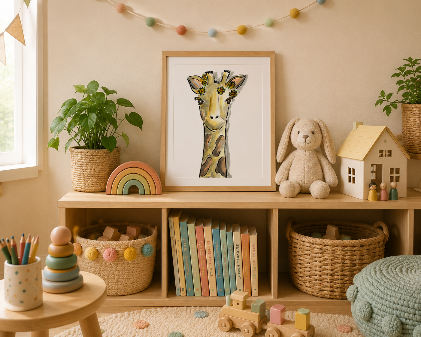 Daisy the Giraffe- Original Artwork