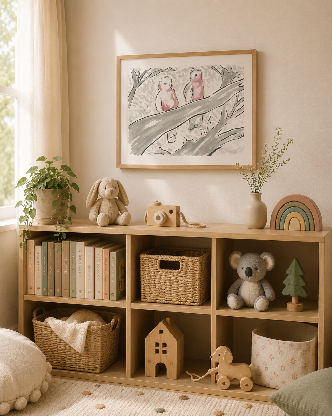Two Galahs – Premium Matte Paper Print