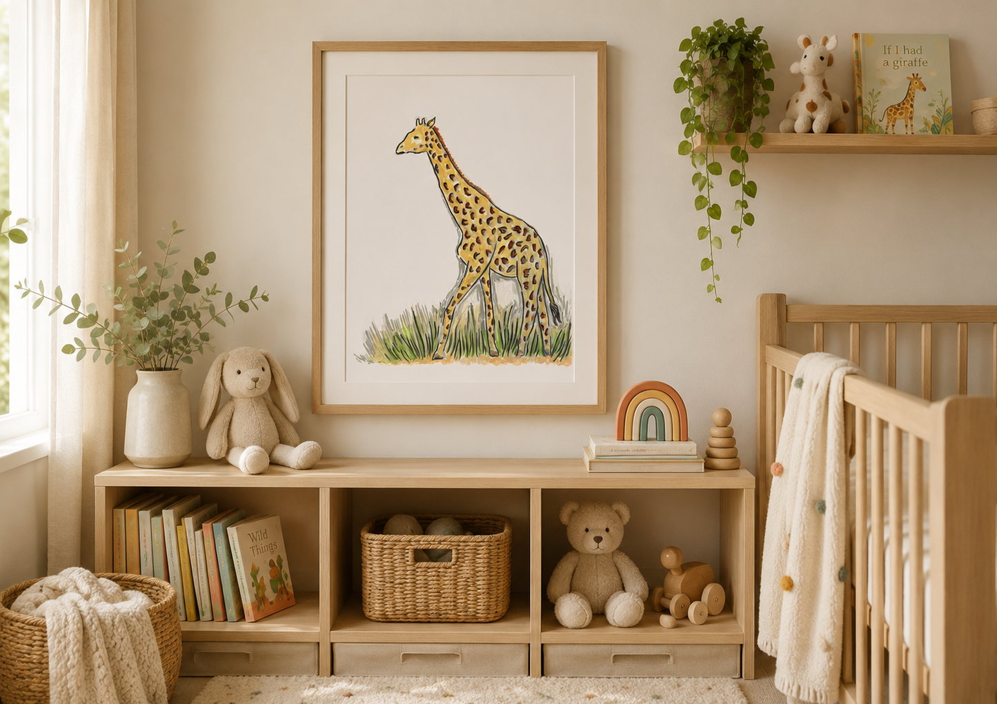 African Giraffe- Original Artwork