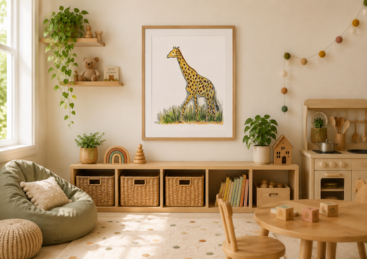 African Giraffe- Original Artwork
