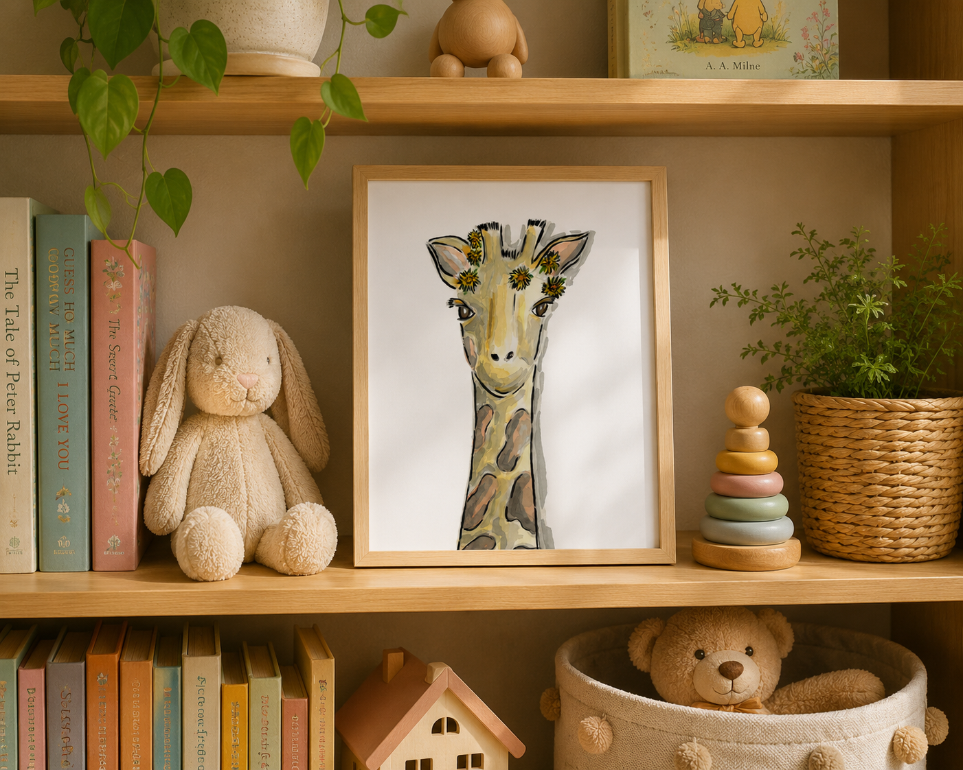Daisy the Giraffe- Original Artwork