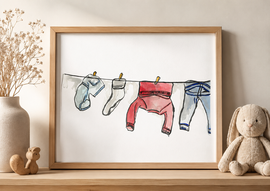 Wet Washing II- Original Artwork