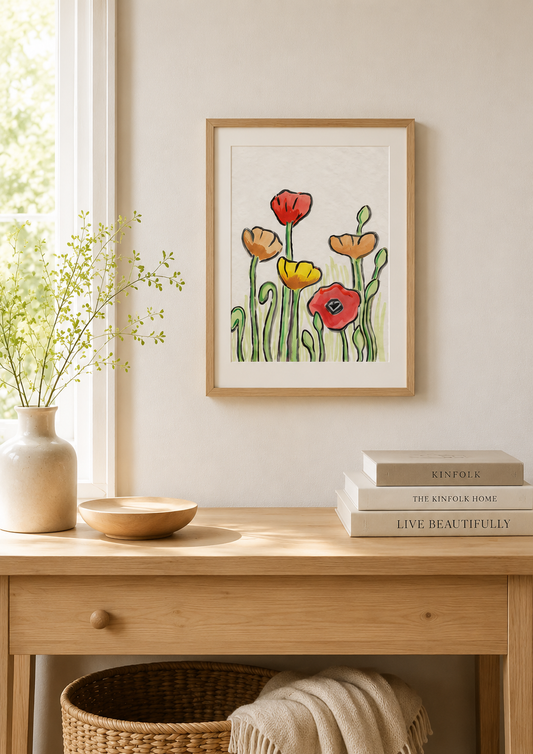 Poppies 1- Original Artwork