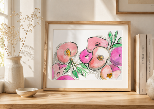 Red Plums- Original Artwork