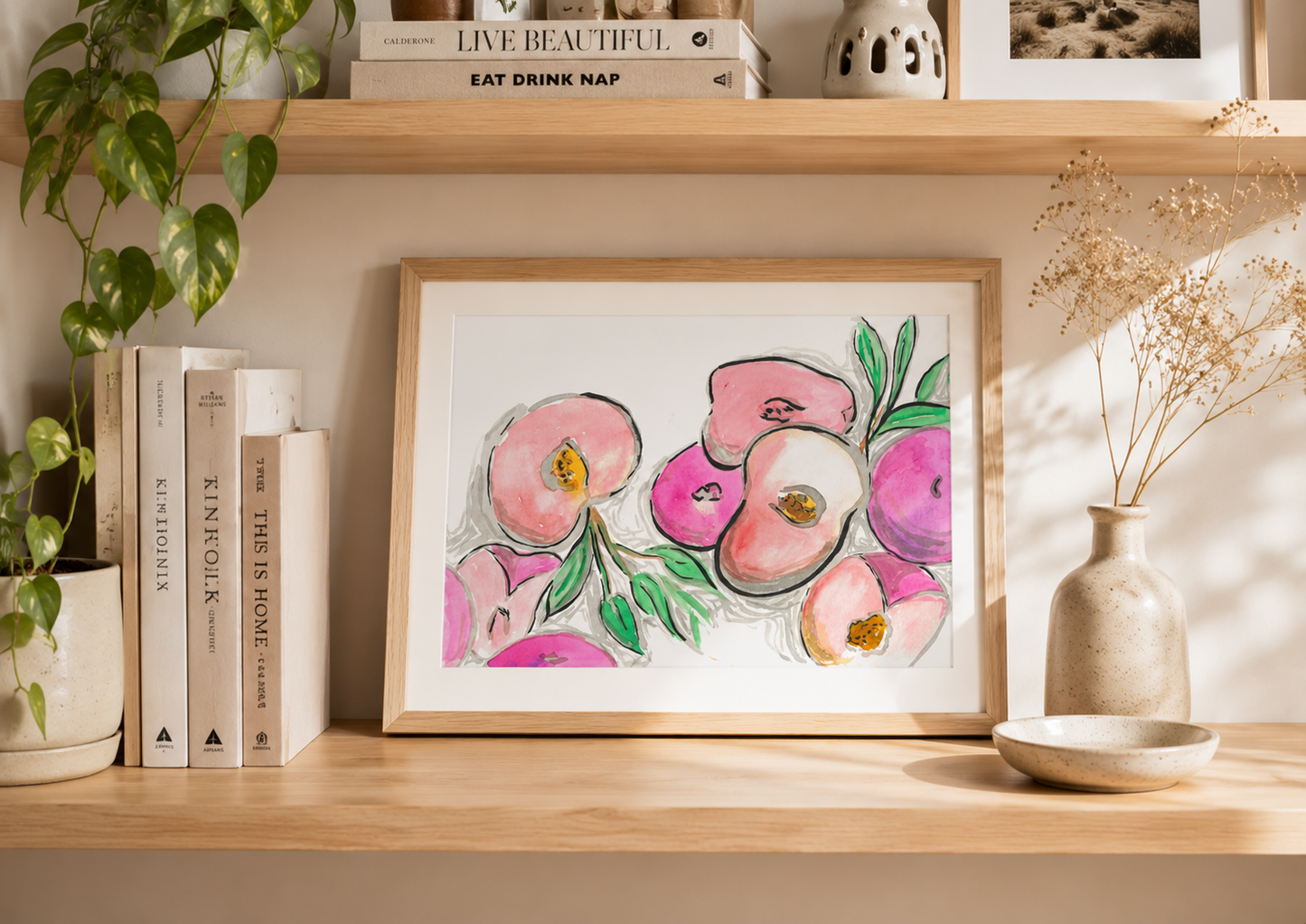 Red Plums- Original Artwork