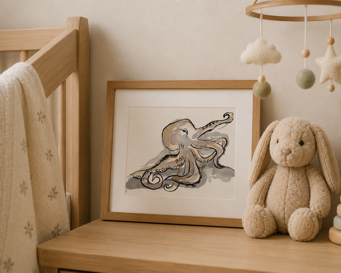 Little Octopus- Original Artwork