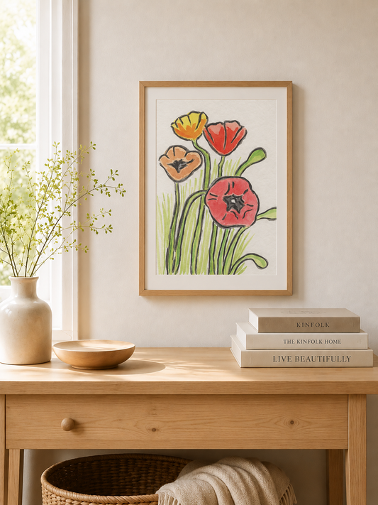 Poppies III- Original Artwork