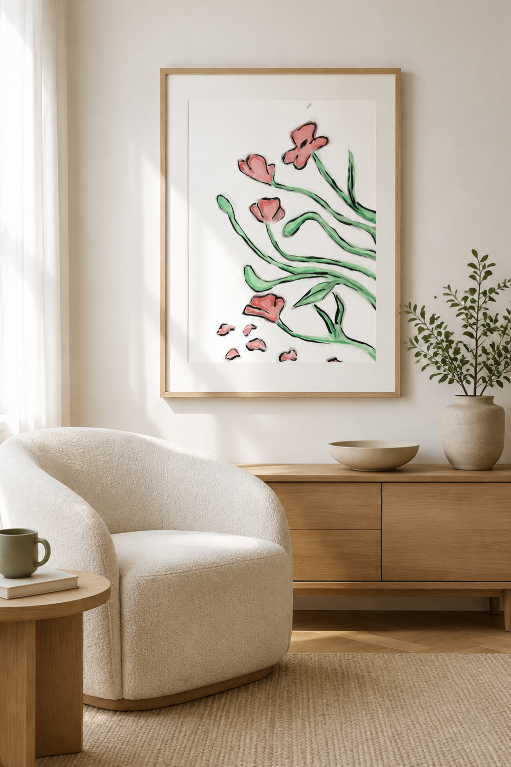 Red Poppies- Premium Matte Paper Print