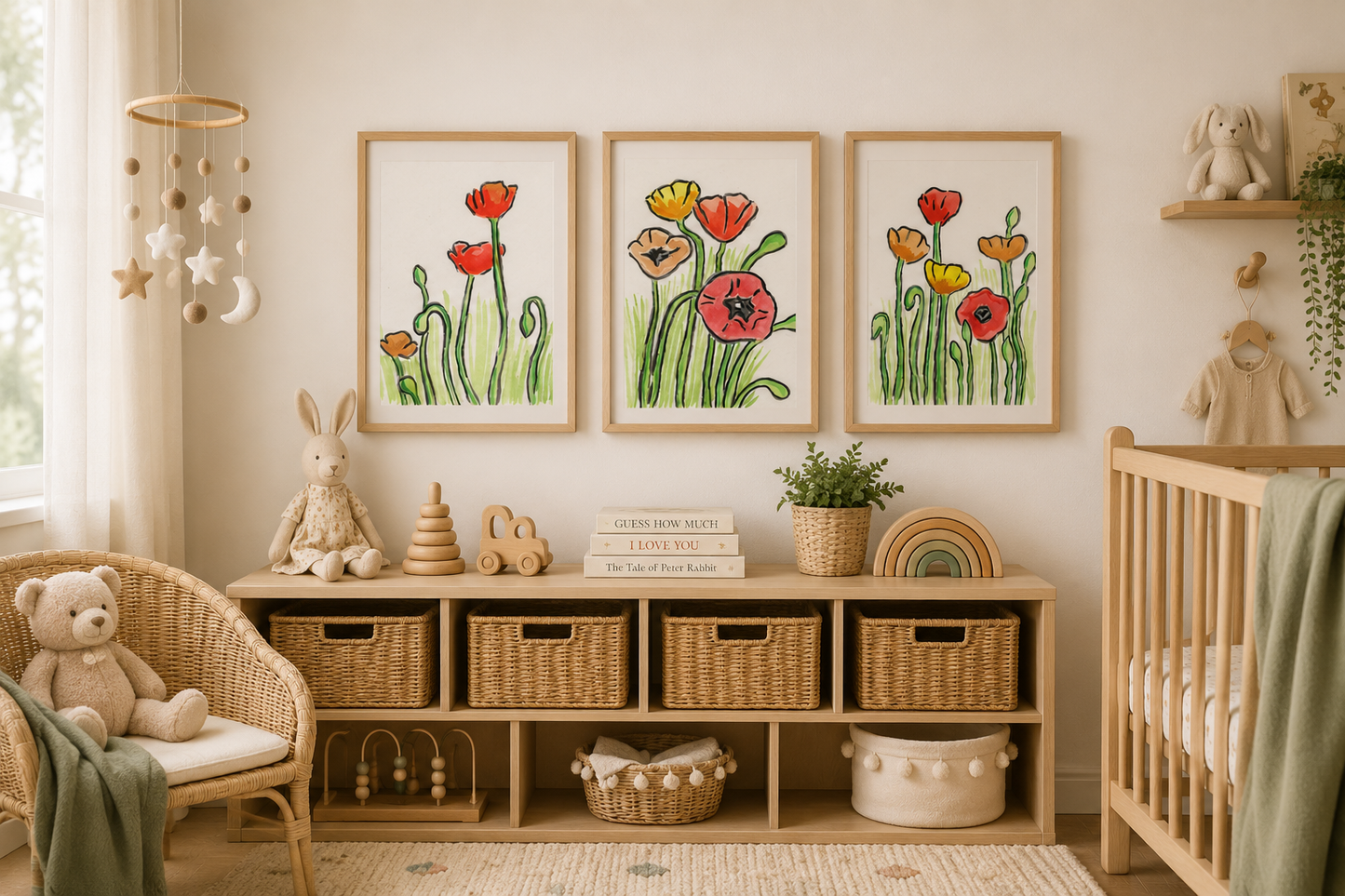 Poppies III- Original Artwork